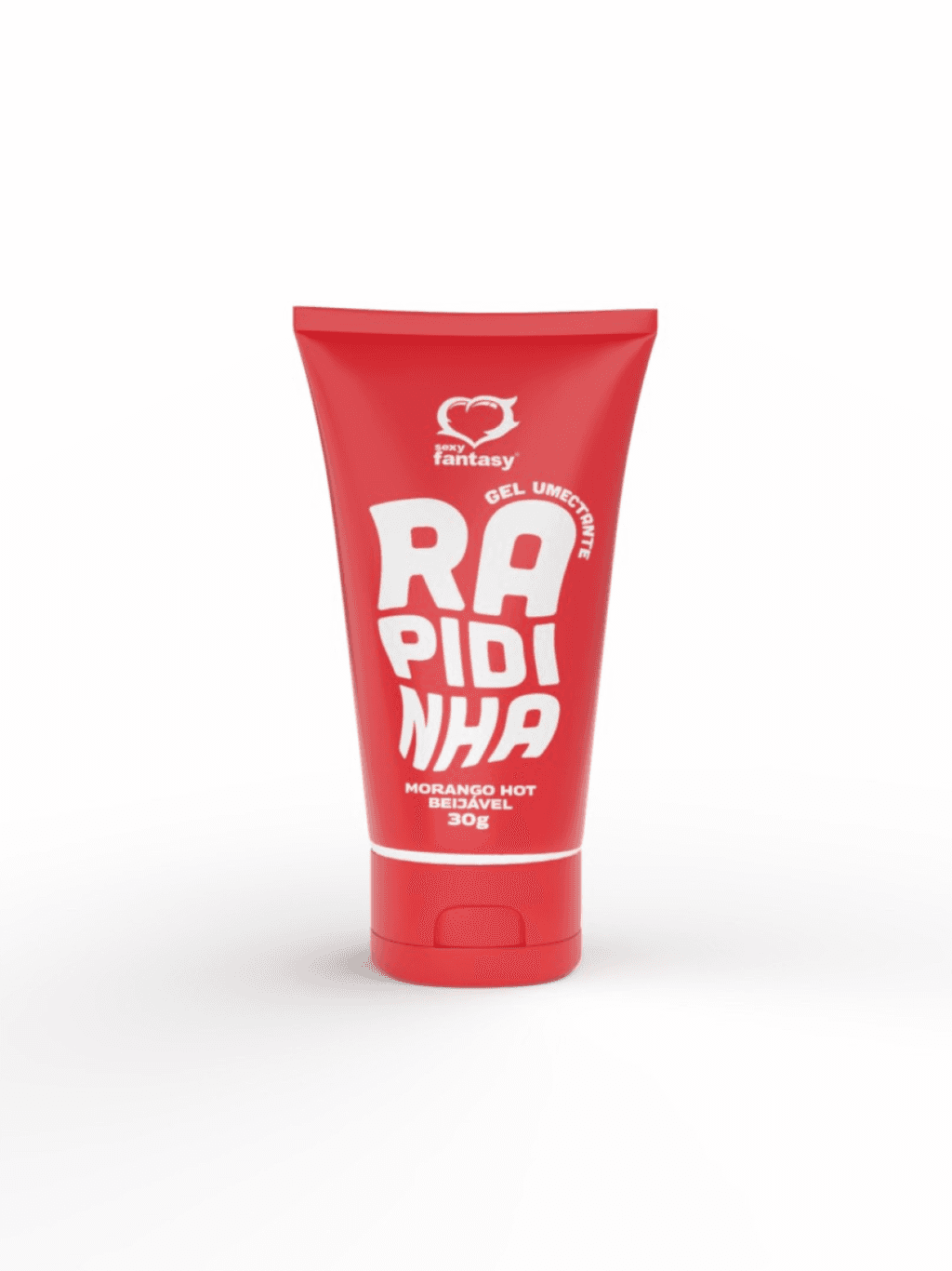 Gel Lubrificante Rapidinha Morango Hot 30g - Imagem 1