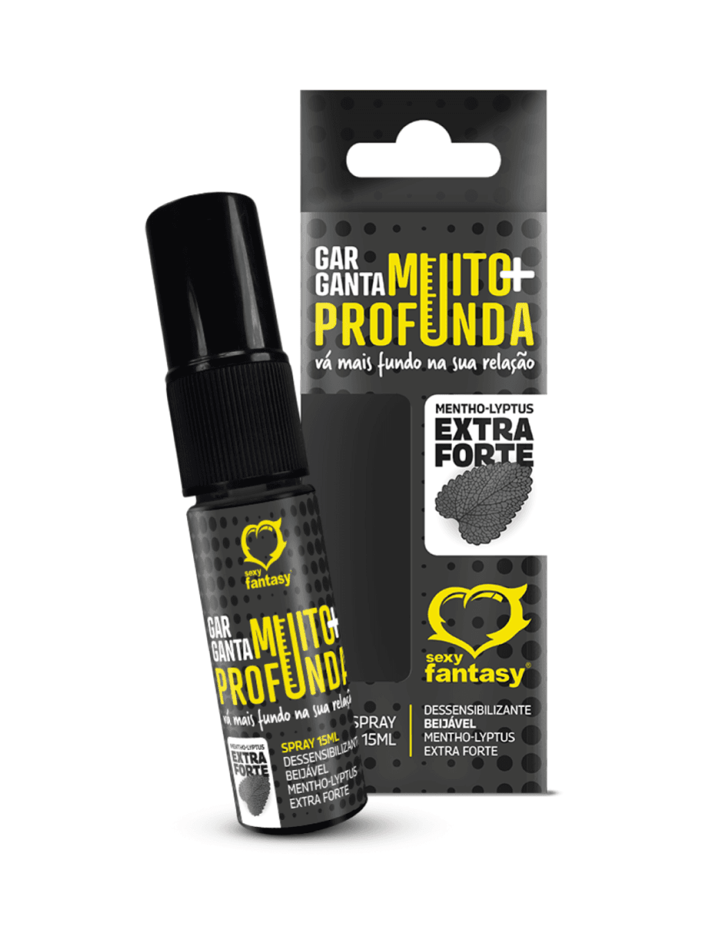 Garganta Muito+ Profunda Spray Facilitador do Oral Beijável - Extra Forte - Imagem 1