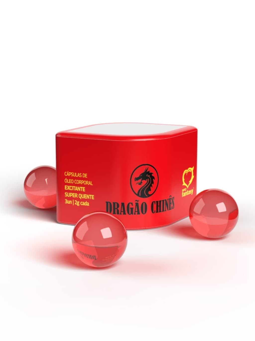 Capsulas Excitantes - Dragão Chines - EXTRA QUENTE - Imagem 1