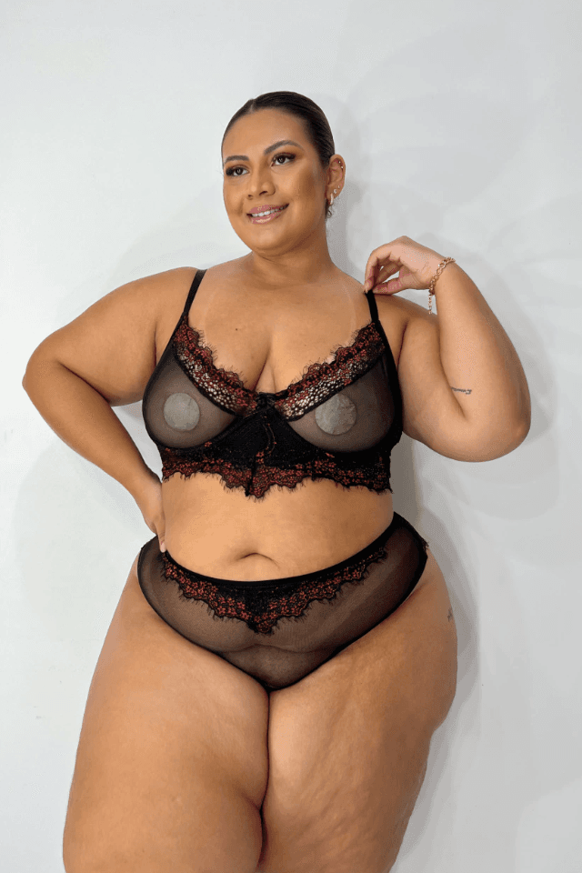 Conjunto Bicolor Lara - Pluz Size - Imagem 1