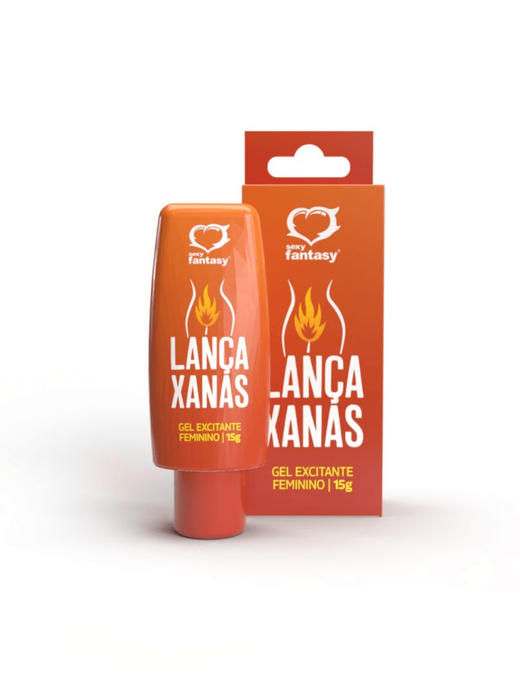 Gel Feminino Lança Xanas - Efeito quente - Imagem 1