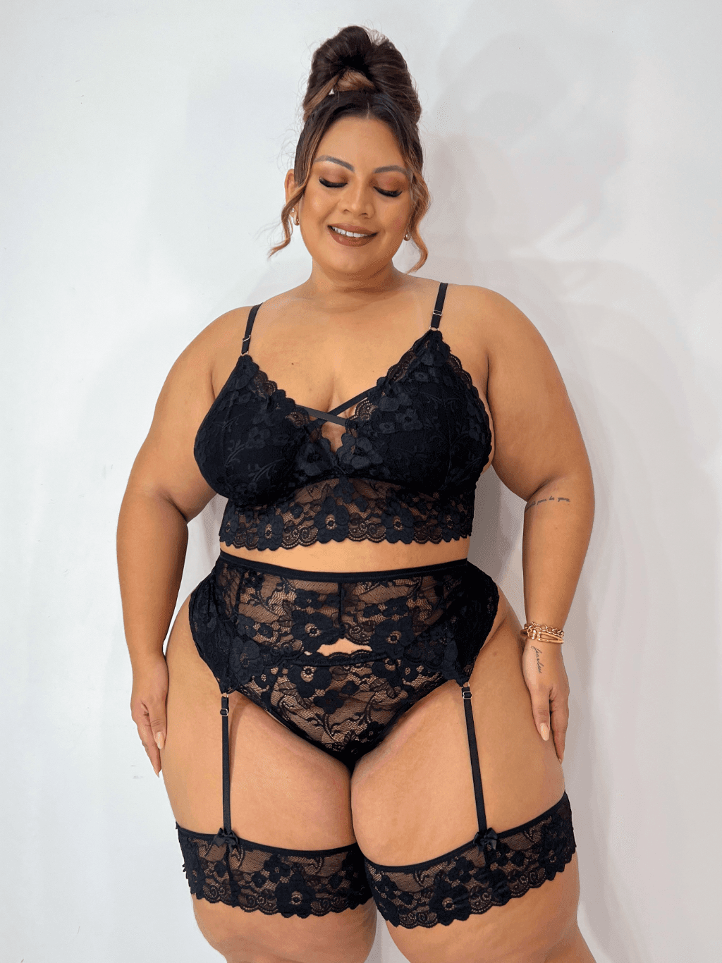 Conjunto Girl Hot  - Preto - Imagem 1