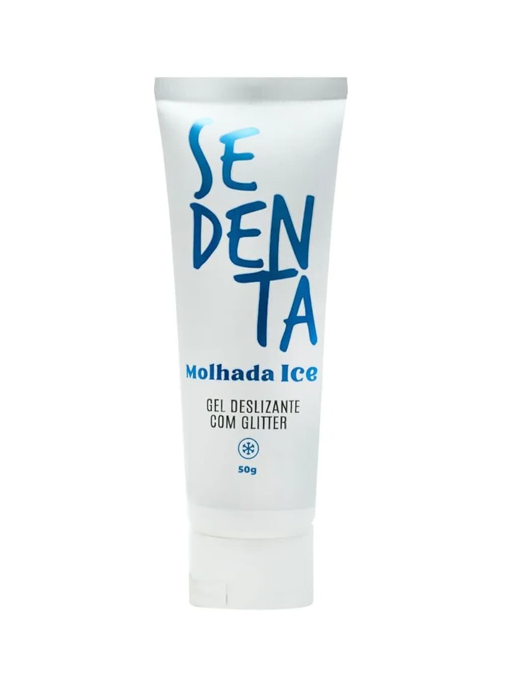 Sedenta Molhada Ice Gel Deslizante Com Glitter 50G  - Imagem 1