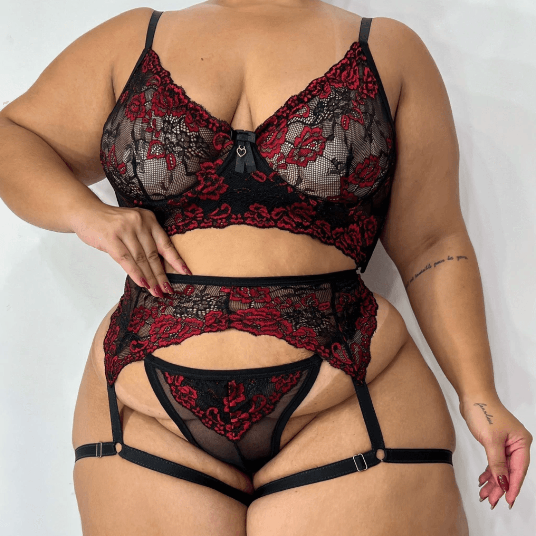 Conjunto Flora (3 peças) - Plus Size - Imagem 2